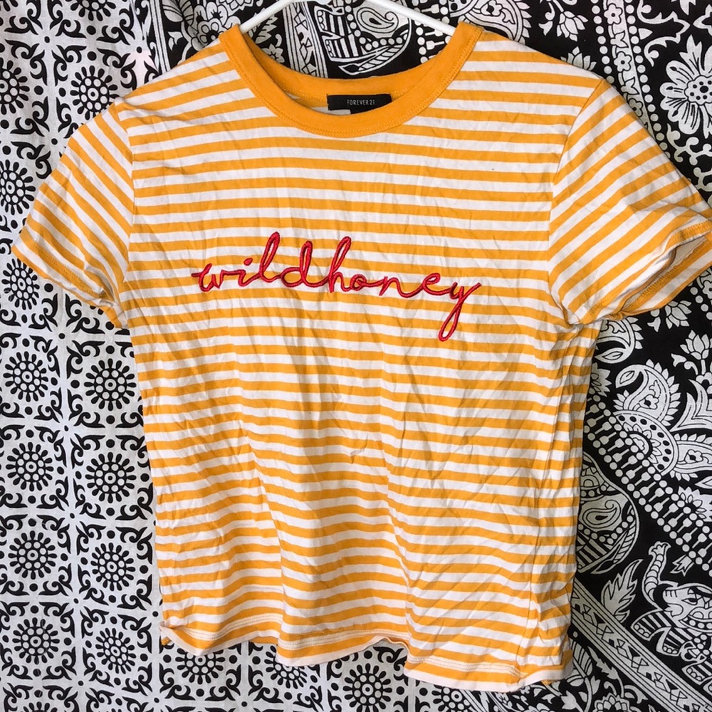 Wild Honey Embroidered Crop top